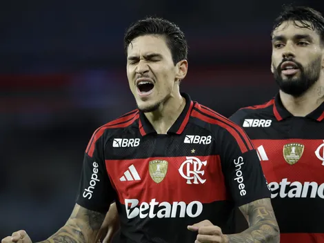 Pedro marca e abre o placar para o Flamengo