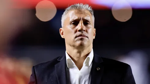 SP – SAO PAULO – 07/02/2026 – PAULISTA 2026, SAO PAULO X PRIMAVERA – Hernan Crespo tecnico do Sao Paulo durante partida contra o Primavera no estadio Morumbi pelo campeonato Paulista 2026. Foto: Marcello Zambrana/AGIF
