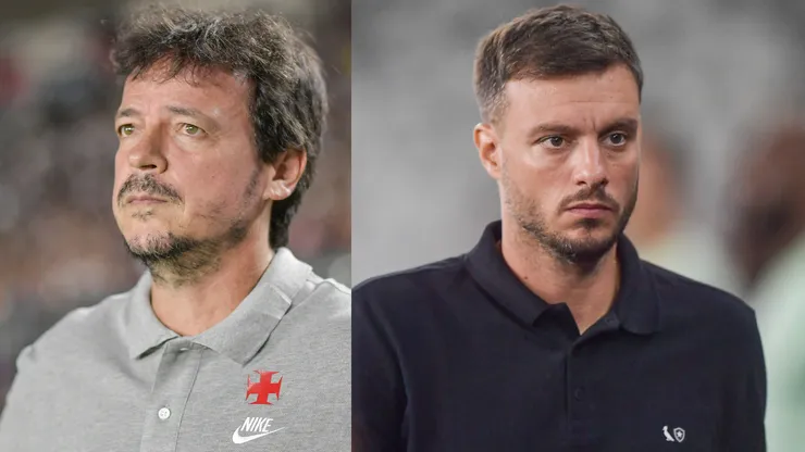 Fernando Diniz e Anselmi vão se enfrentar em Vasco x Botafogo - Foto: Thiago Ribeiro/AGIF