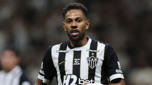 Renan Lodi marcou seu primeiro gol com a camisa do Atlético Mineiro
