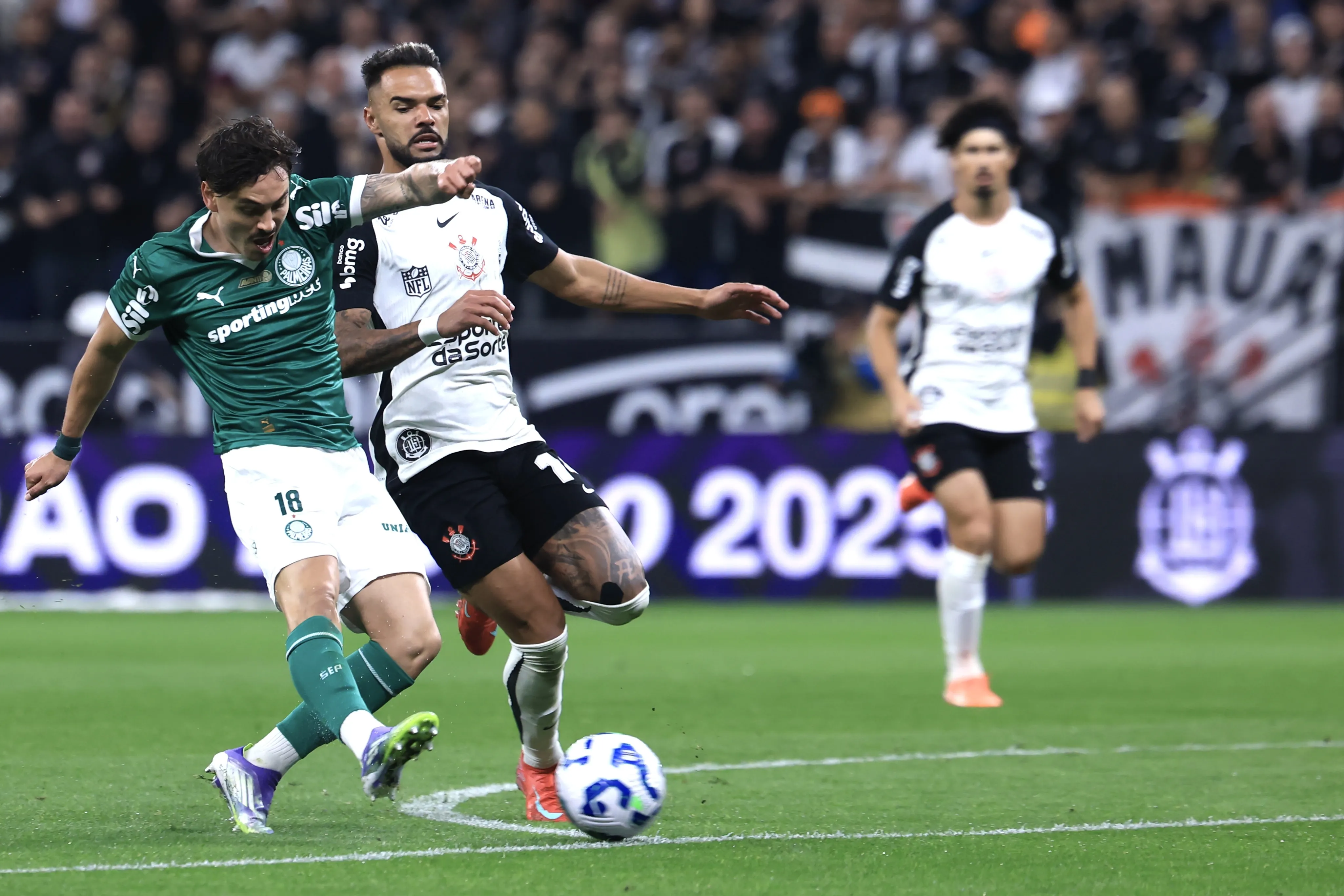 Corinthians x Palmeiras. Foto: Marcello Zambrana/AGIF