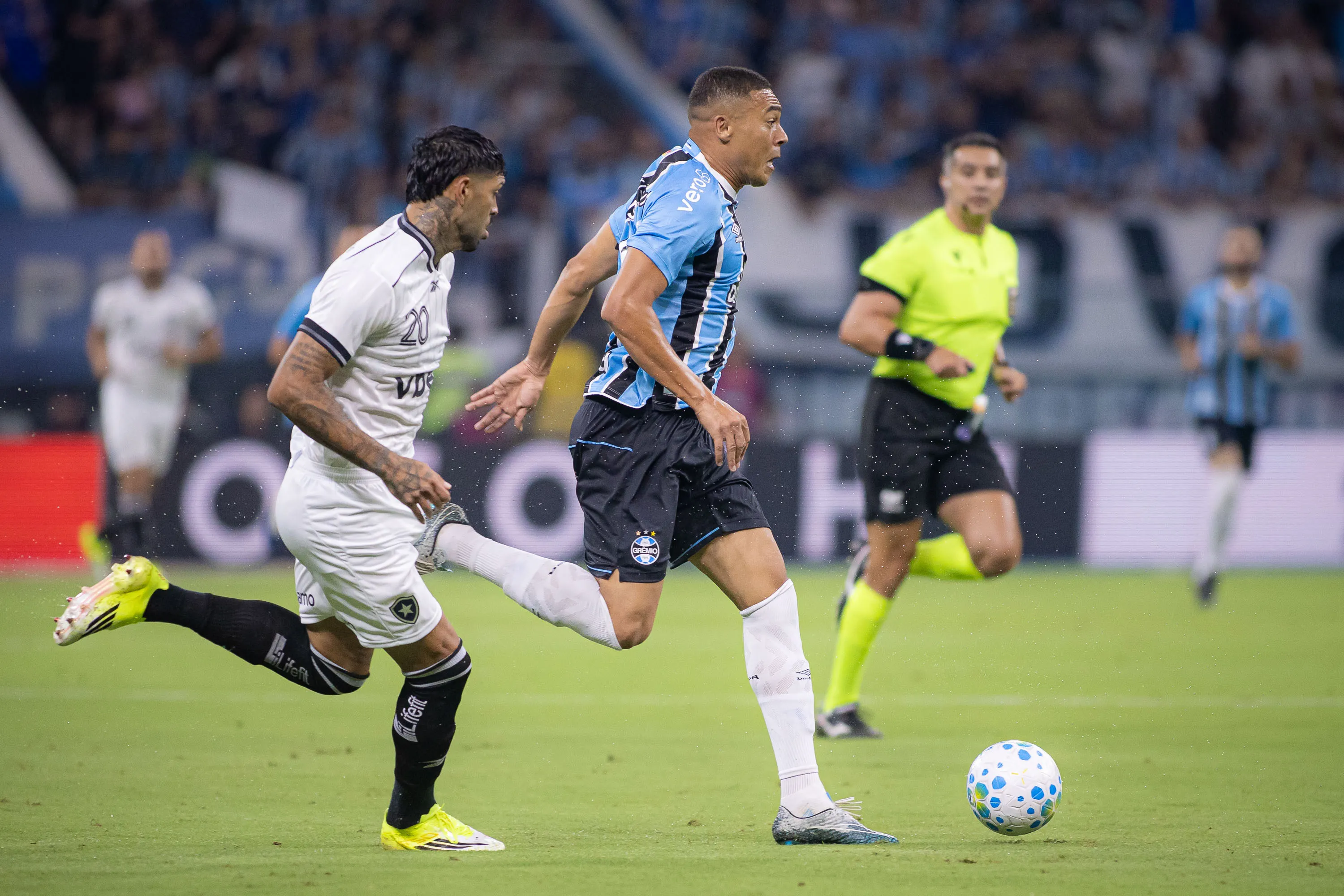 Botafogo vem de derrota para o Grêmio pelo Brasileirão. Foto: Maxi Franzoi/AGIF