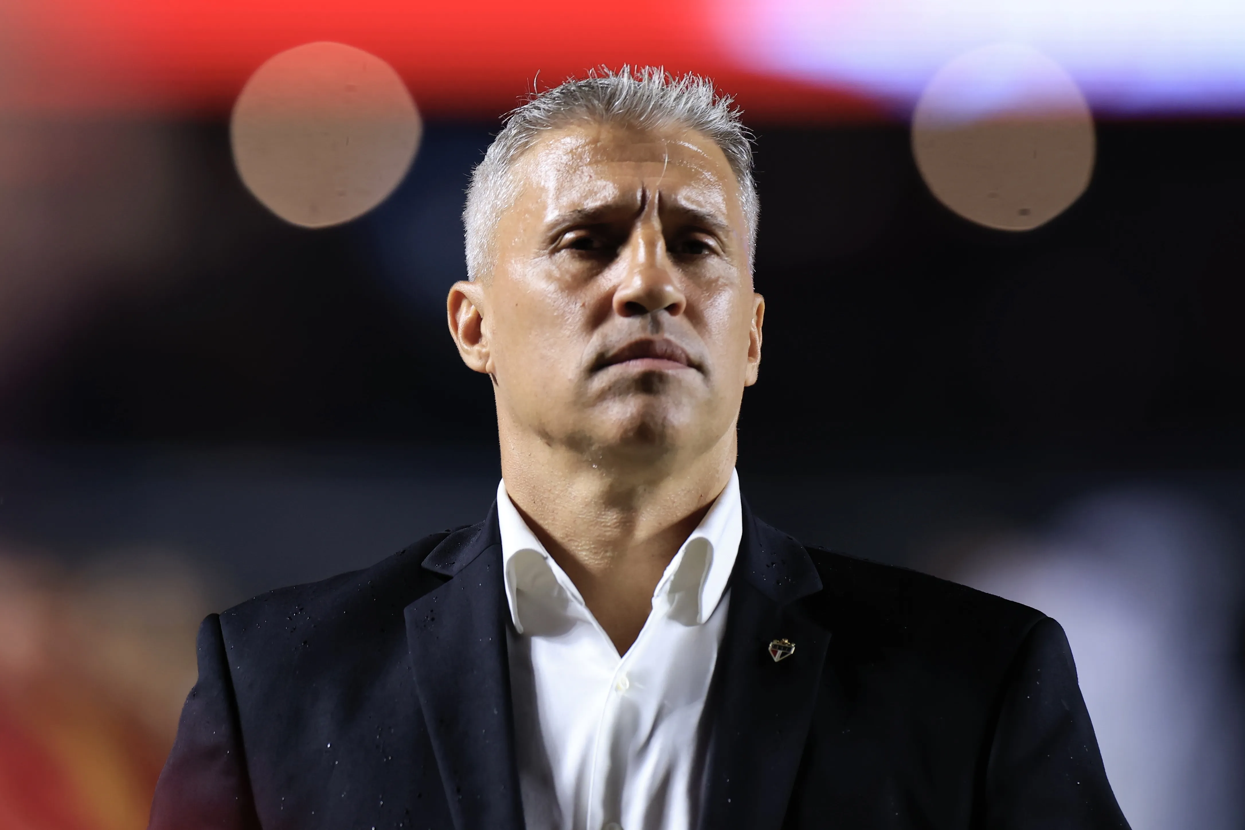 SP – SAO PAULO – 07/02/2026 – PAULISTA 2026, SAO PAULO X PRIMAVERA – Hernan Crespo tecnico do Sao Paulo durante partida contra o Primavera no estadio Morumbi pelo campeonato Paulista 2026. Foto: Marcello Zambrana/AGIF