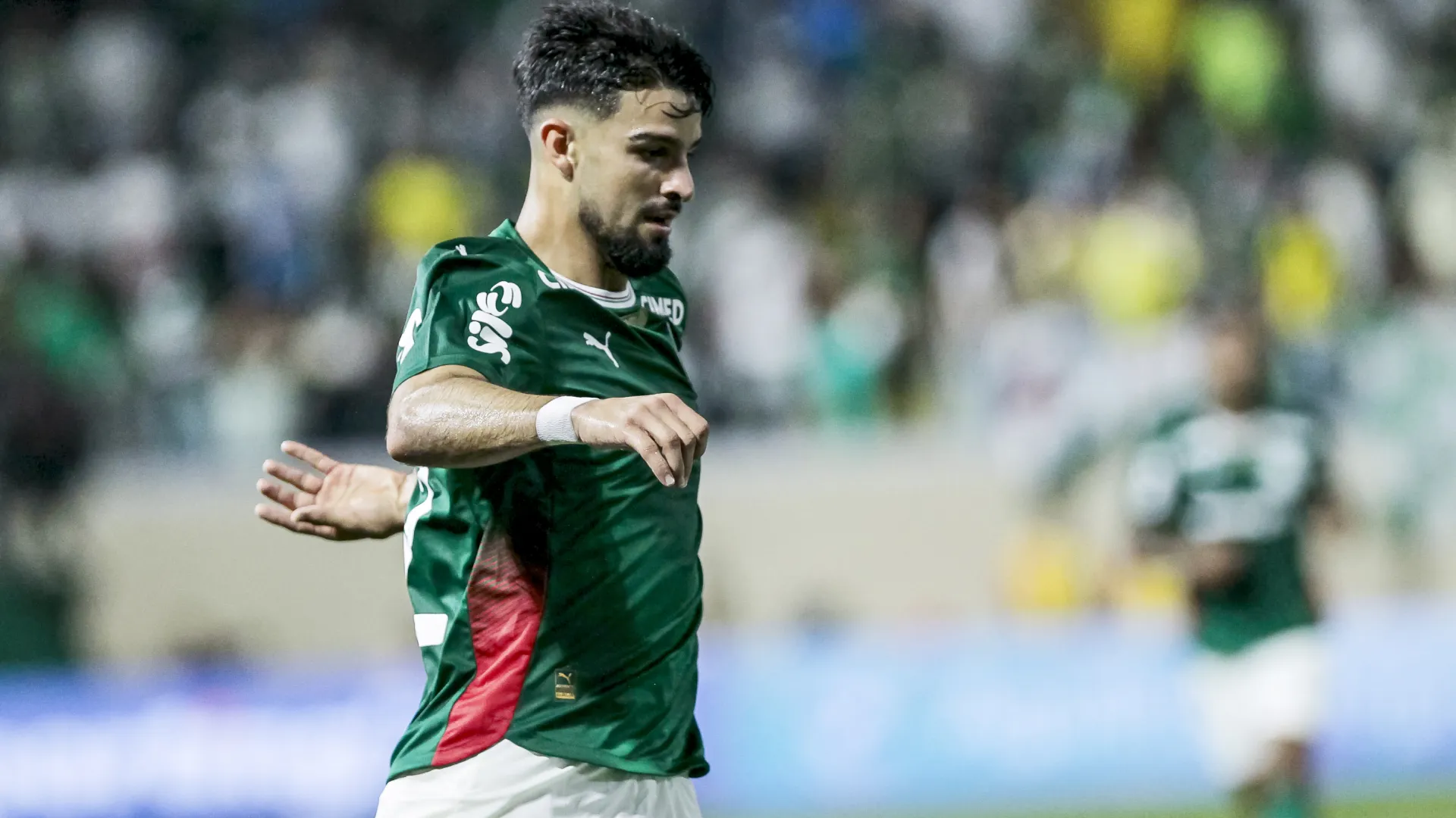 Flaco López em ação pelo Palmeiras – Foto: Marco Miatelo/AGIF