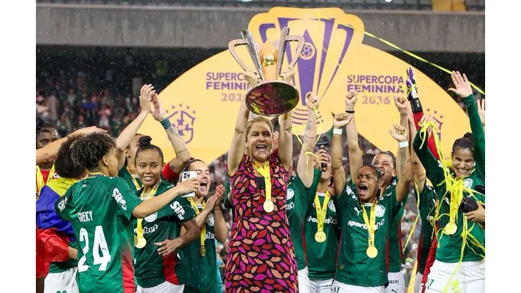 Palestrinas são campeãs da Supercopa. Foto: Fabio Menotti/Palmeiras