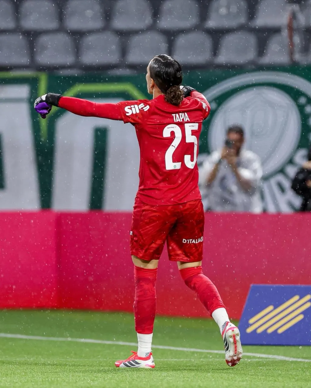 Kate Tapia na final da Supercopa. Foto: Fabio Menotti/Palmeiras