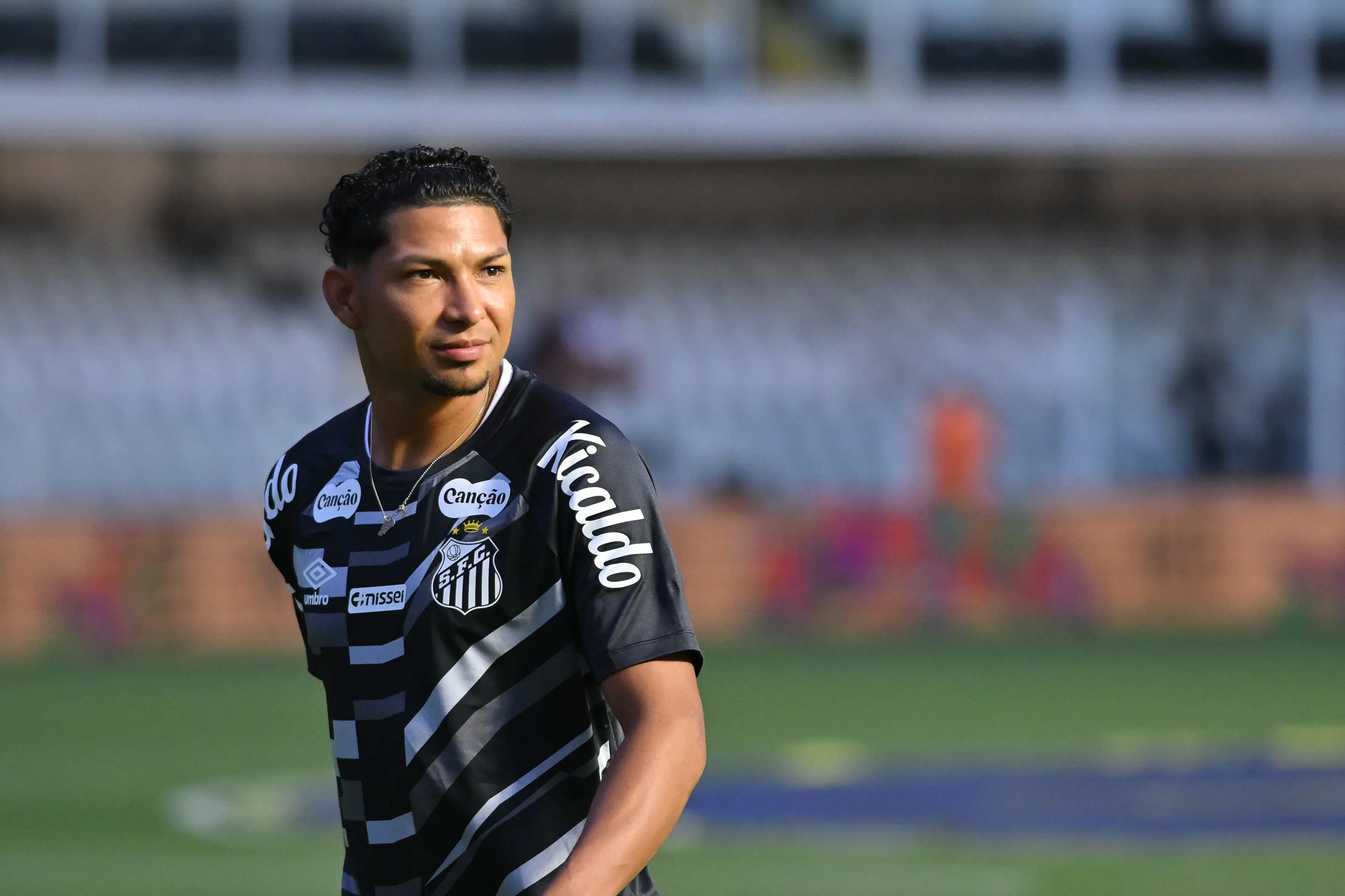 Rony marcou o 1° gol pelo Santos. Foto: Jota Erre/AGIF