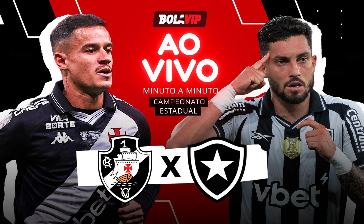 Vasco x Botafogo AO VIVO – Onde assistir jogo em tempo real pelo Campeonato Carioca