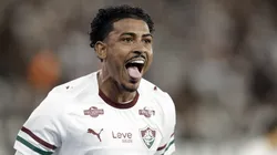 John Kennedy jogador do Fluminense comemora seu gol durante partida contra o Botafogo no estadio Engenhao pelo campeonato Carioca 2026. Foto: Andre Mourao/AGIF