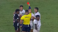 Marquinhos leva o segundo amarelo. Foto: Reprodução/TV Globo