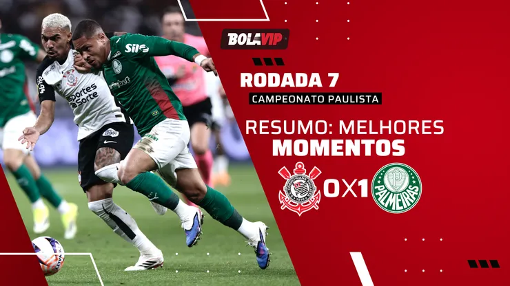 Corinthians 0 x 1 Palmeiras. Foto: Marcello Zambrana/AGIF