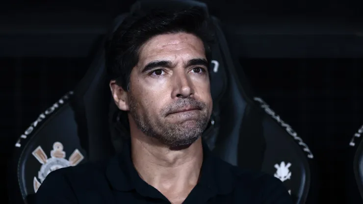 Abel Ferreira técnico do Palmeiras durante partida contra o Corinthians. Foto: Marcello Zambrana/AGIF