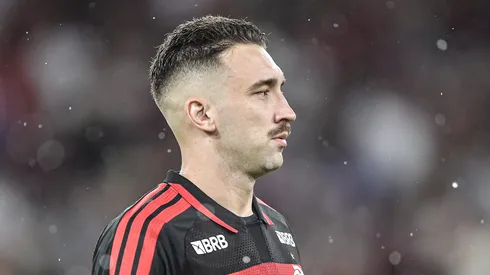 Leo Ortiz jogador do Flamengo durante partida contra o Fluminense no estadio Maracana pelo campeonato Carioca 2026. 
