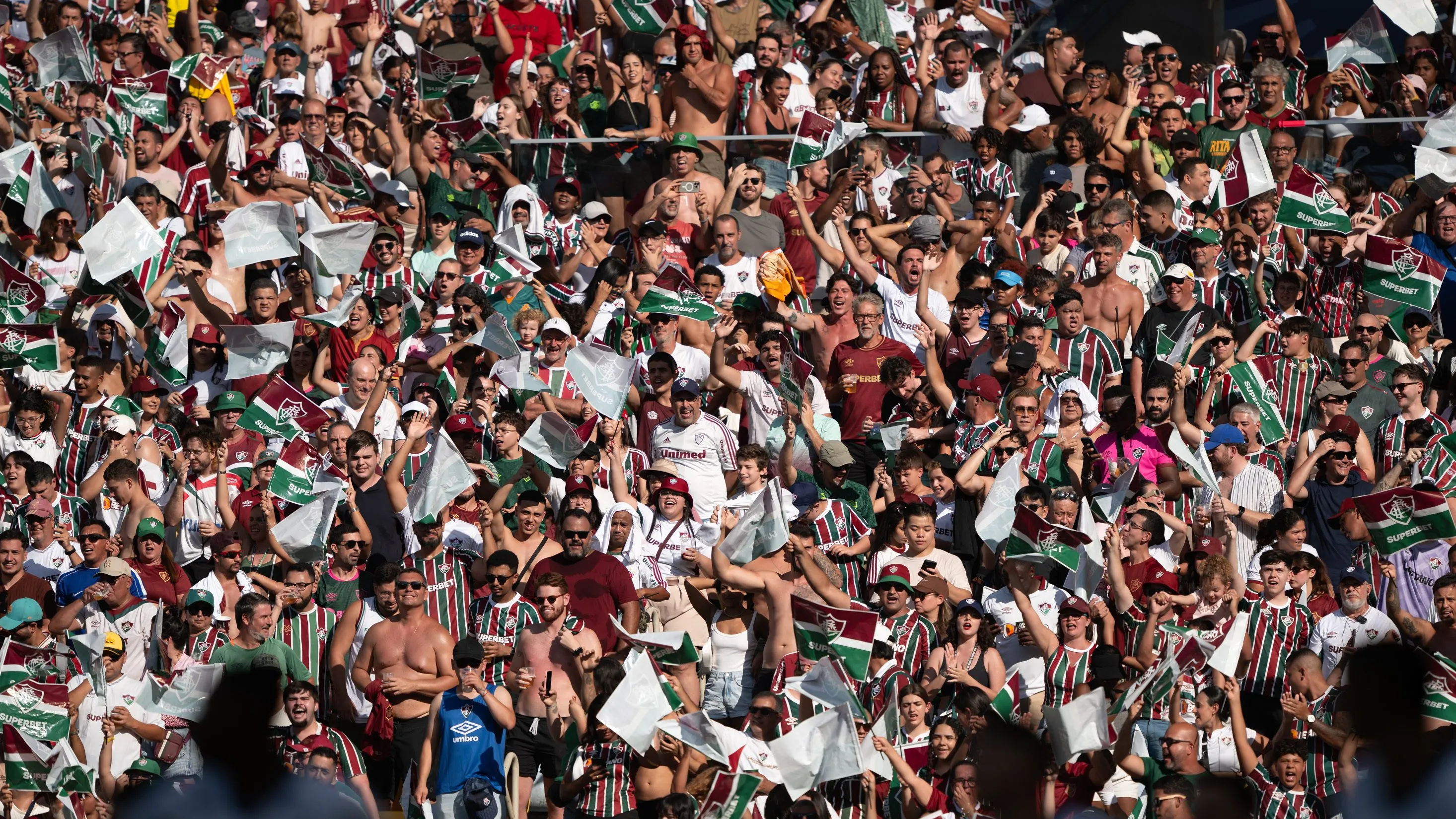 Torcida do Fluminense. Foto: Jorge Rodrigues/AGIF