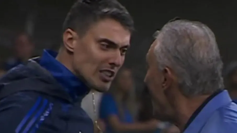 Matheus Bachi teve atrito familiar com Tite – Reprodução/SporTV