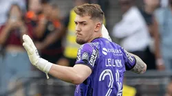 Leo Linck goleiro do Botafogo durante partida contra o Corinthians no estádio Arena Corinthians pelo campeonato Brasileiro A 2025.