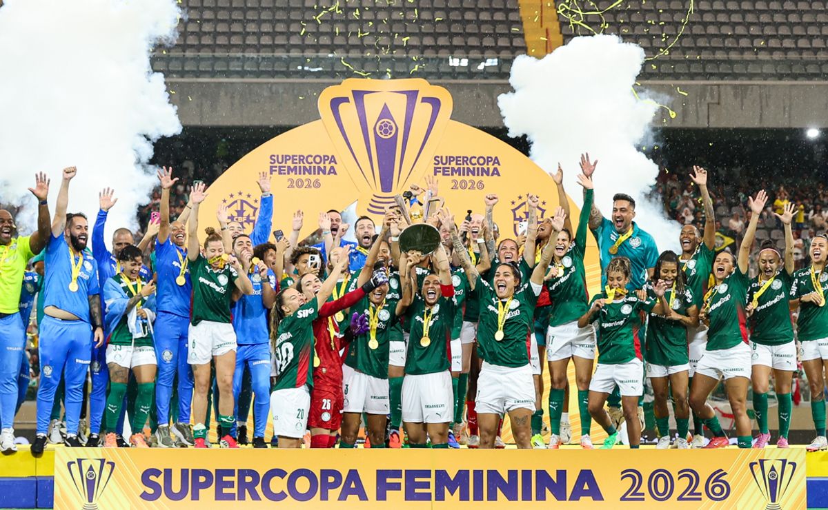 Palmeiras garante premiação milionária com o título da Supercopa Feminina de 2026