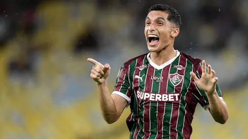 Serna marcou o gol do Fluminense contra o Maricá. Foto: Thiago Ribeiro/AGIF
