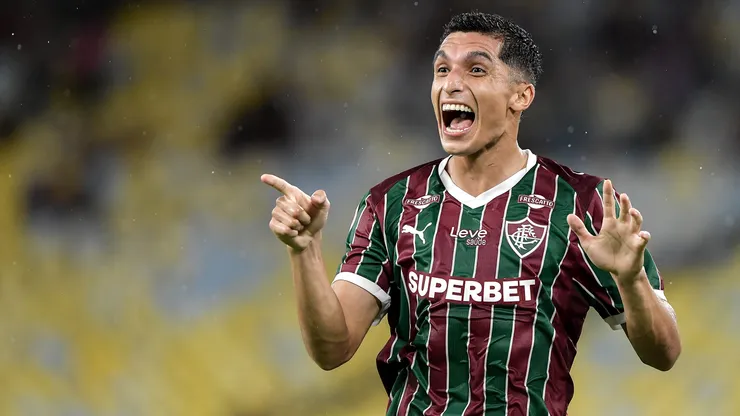 Serna marcou o gol do Fluminense contra o Maricá. Foto: Thiago Ribeiro/AGIF