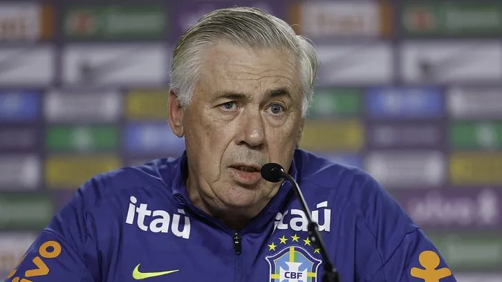 Ancelotti na Seleção Brasileira. Foto: Rafael Ribeiro/CBF
