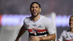 Calleri marcou um dos gols da vitória sobre o Primavera. Foto: Marcello Zambrana/AGIF