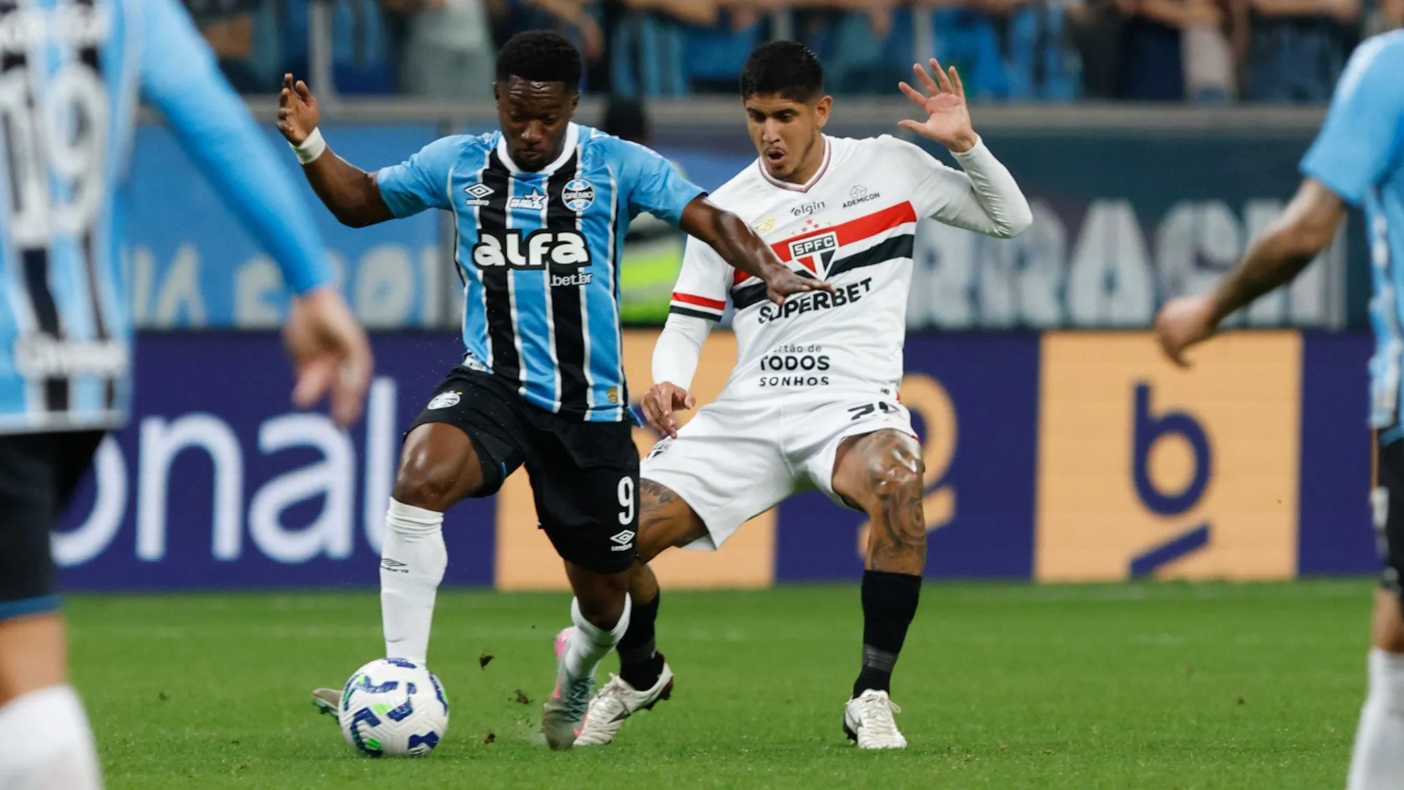 São Paulo x Grêmio. Foto: Rubens Chiri/Saopaulofc.net