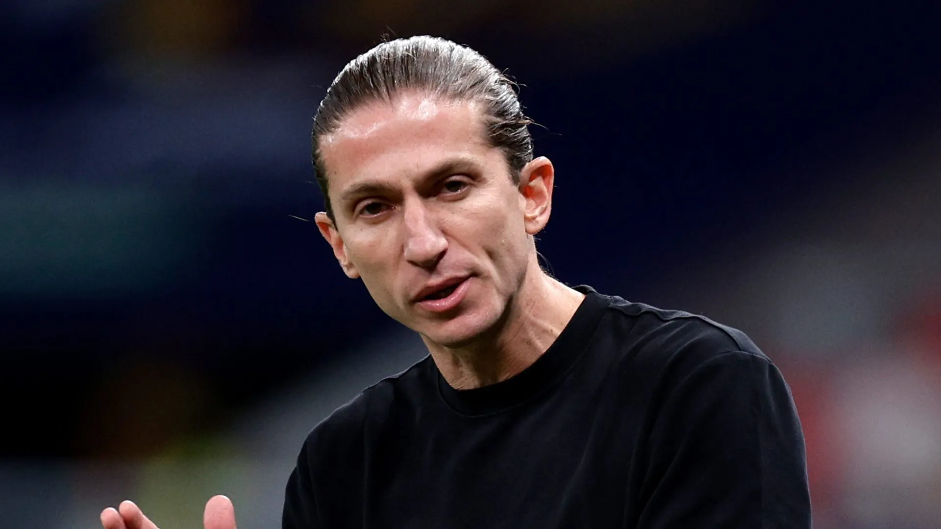 Filipe Luís, técnico do Flamengo em partida pelo campeonato brasileiro (Foto: Getty Images/Getty Images)