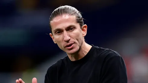 Filipe Luís, técnico do Flamengo em partida pelo campeonato brasileiro (Foto: Getty Images/Getty Images)
