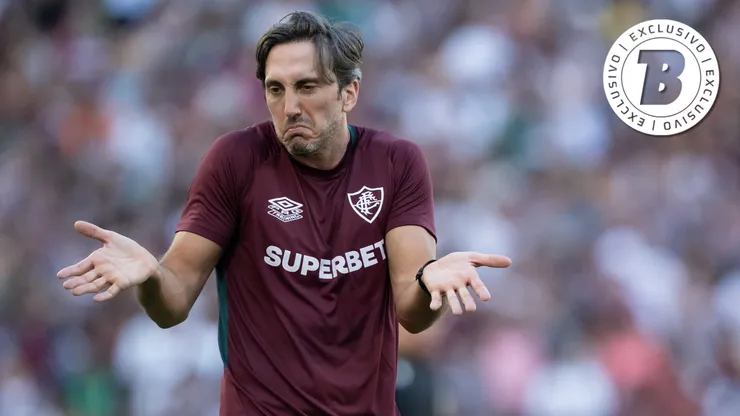 Luis Zubeldía, técnico do Fluminense. Foto: Jorge Rodrigues/AGIF