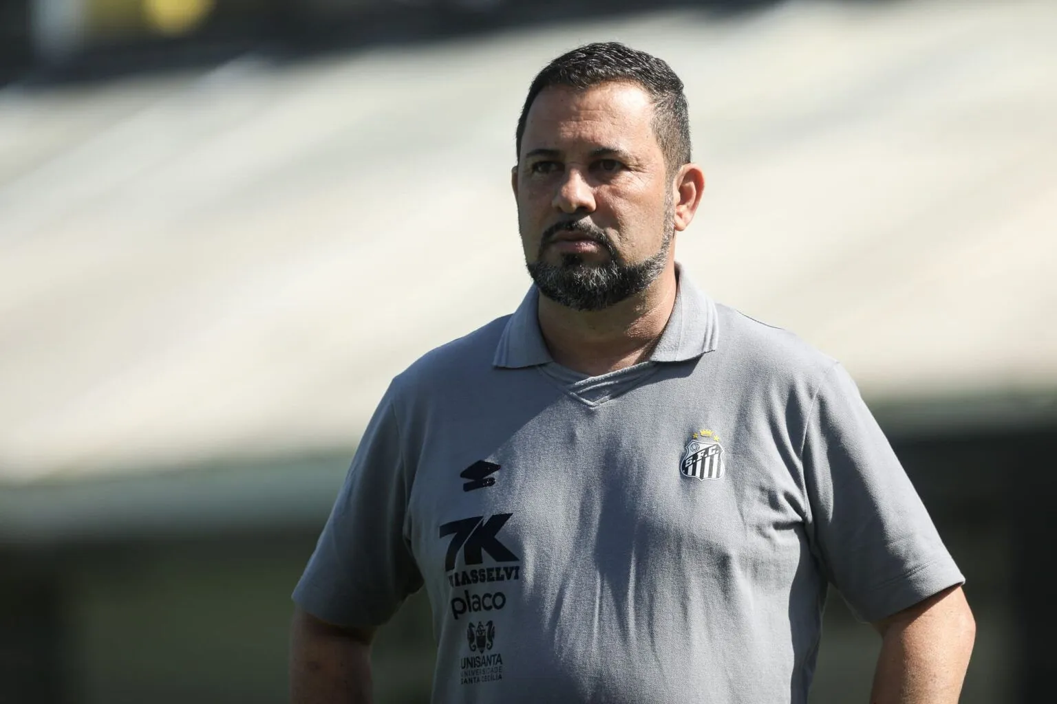 Caio Couto, treinador das Sereias. Foto: Reinaldo Campos/Santos