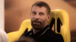 Pedrinho Presidente do Vasco durante chegada da equipe para partida contra o Vasco no estadio Jose Maria de Campos Maia pelo campeonato Brasileiro A 2026. Foto: Vinicius Silva/AGIF