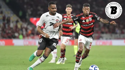 Flamengo enfrenta o Vitória pelo Brasileirão. Foto: Thiago Ribeiro/AGIF
