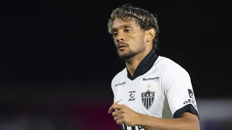 SP - BRAGANCA PAULISTA - 04/02/2026 - BRASILEIRO A 2026, BRAGANTINO X ATLETICO - Gustavo Scarpa jogador do Atletico durante partida contra o Bragantino no estadio Cicero De Souza Marques pelo campeonato Brasileiro A 2026. Foto: Anderson Romao/AGIF