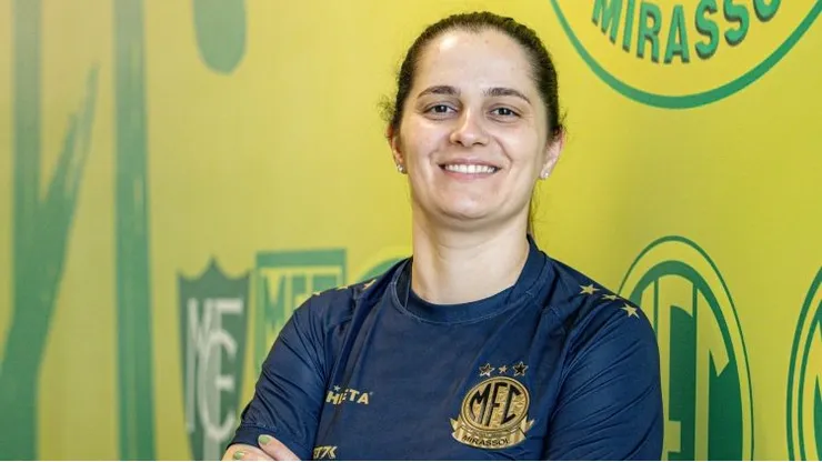 Carine Bosetti é a nova treinadora do Mirassol - Foto: JP Pinheiro / Agência Mirassol