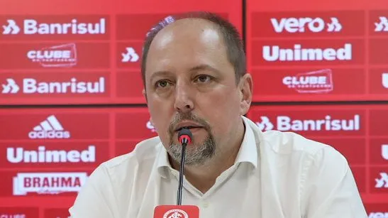 Barcellos no Internacional. Foto Ricardo Duarte/Internacional