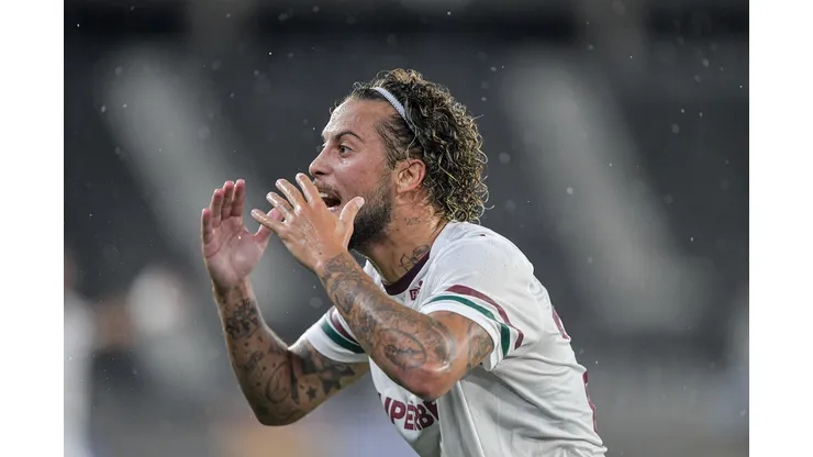 RJ - RIO DE JANEIRO - 01/02/2026 - CARIOCA 2026, BOTAFOGO X FLUMINENSE - Guga jogador do Fluminense durante partida contra o Botafogo no estadio Engenhao pelo campeonato Carioca 2026. Foto: Thiago Ribeiro/AGIF