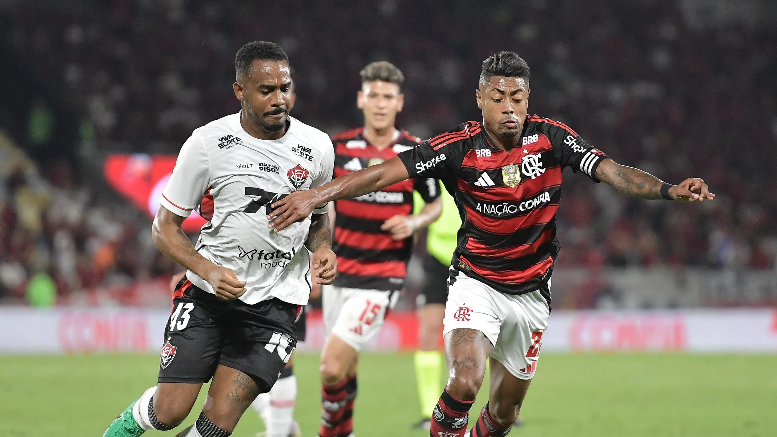 Flamengo x Vitória. Foto: Thiago Ribeiro/AGIF