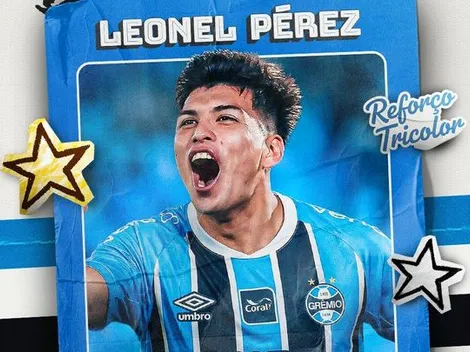 Grêmio anuncia contratação de Leonel Pérez até dezembro de 2029