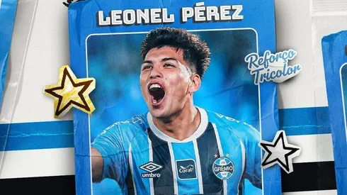 Grêmio anuncia contratação de Leonel Pérez até dezembro de 2029