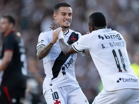Coutinho e Gómez participam de metade dos gols do Vasco