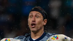 Cassio goleiro do Cruzeiro durante partida contra o America-MG no estadio Mineirao pelo campeonato Mineiro 2026. Foto: Alessandra Torres/AGIF