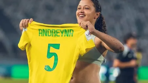 Andreyna, jogadora da Seleção Sub1-17. Foto: Fábio Souza/CBF
