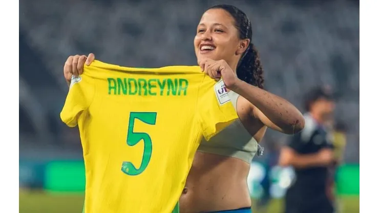 Andreyna, jogadora da Seleção Sub1-17. Foto: Fábio Souza/CBF