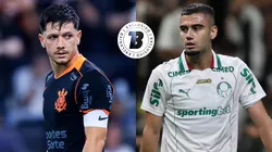 Garro leva vantagem sobre Andreas Pereira. Foto: Marcello Zambrana/AGIF - Gilson Lobo/AGIF