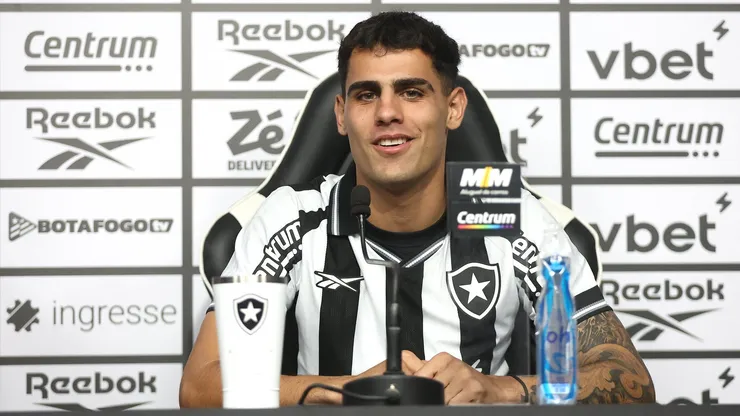 Apresentação de Villalba do Botafogo. Foto: Vítor Silva/Botafogo