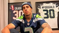 Gabriel Girotto, atleta do Red Bull Bragantino e torcedor fanático do Seahawks . Foto: Arquivo pessoal