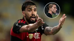 Filipe Luís fala sobre posicionamento de Paquetá. FotoxFoto: Jorge Rodrigues/AGIF