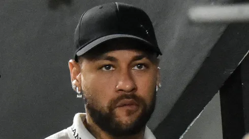 Neymar Jr jogador do Santos durante partida contra o Sao Paulo 
