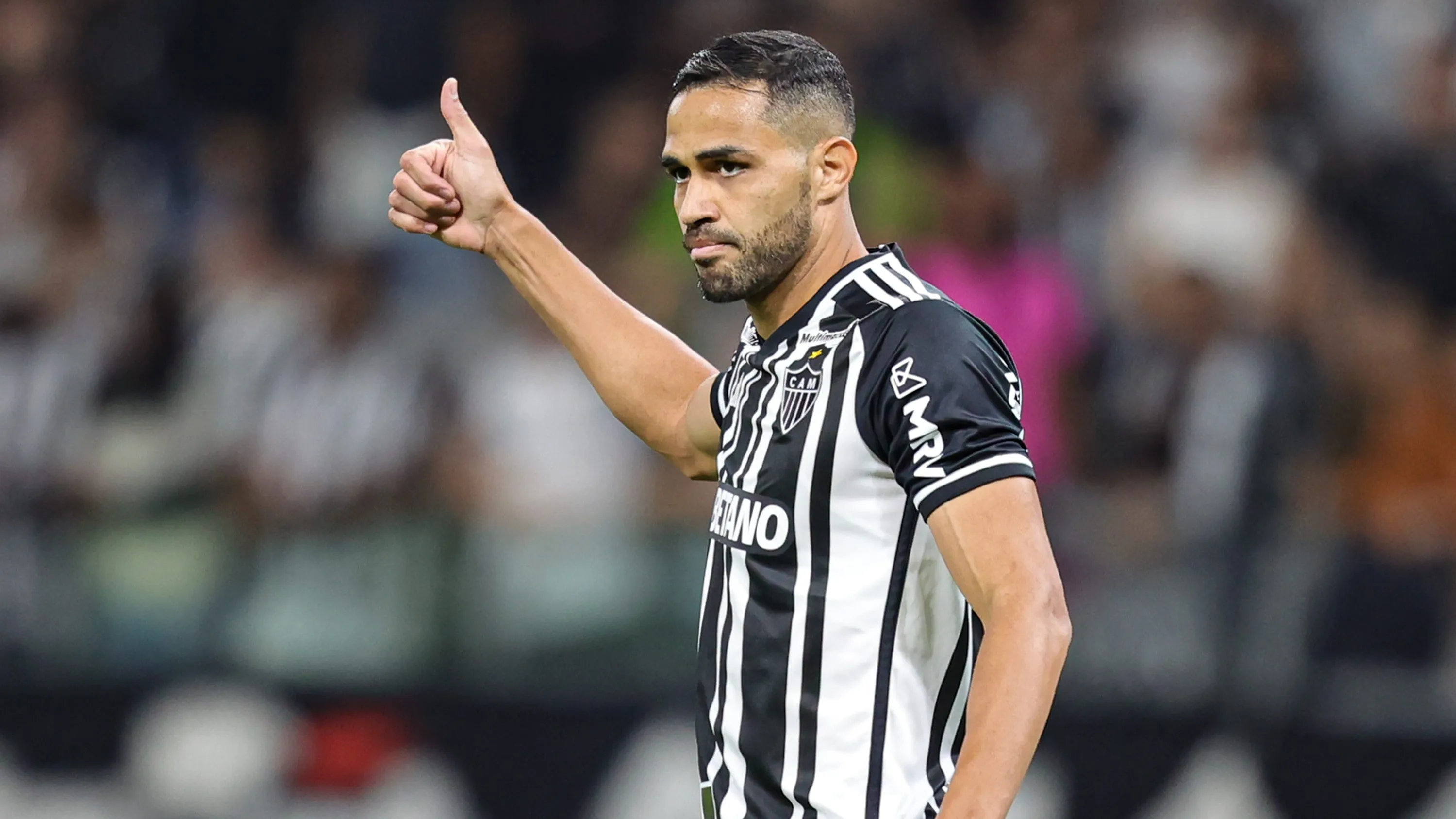 Alan Kardec  jogador do Atletico-MG durante partida contra o Corinthians no estadio Mineirao pelo campeonato Brasileiro A 2023. Foto: Gilson Lobo/AGIF