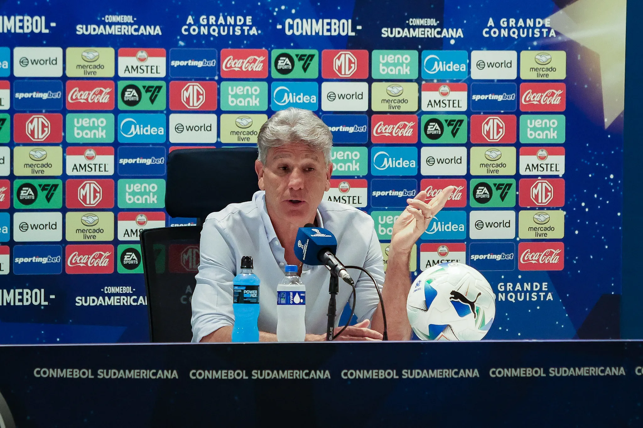 Última experiência de Renato Gaúcho como técnico foi no Fluminense, em 2025 – Foto: MARCELO GONÇALVES / FLUMINENSE F.C.